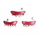 Zuby gumové 3 druhy