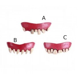 Zuby gumové 3 druhy