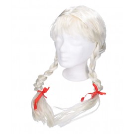 Paruka blond s copánky pro dospělé