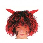 Paruka čertovská s rohy pro dospělého