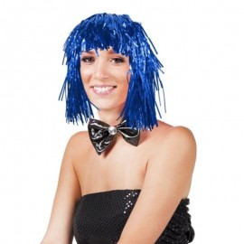 Paruka staniolová modrá