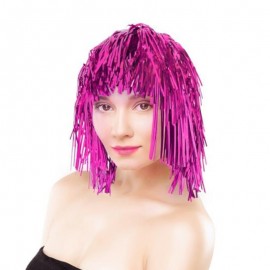 Paruka staniolová růžová