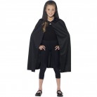 Dětský plášť s kapucí - černý