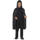 Dětský plášť s kapucí - černý