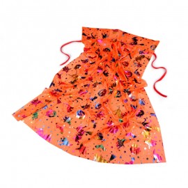 Karnevalový plášť Halloween dětský oranžový