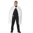 Dětský plášť - bílý s kapucí