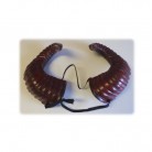 Zahnuté čertovské rohy - 20 cm