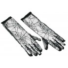 Rukavice čarodějnické s pavučinou