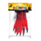 Rukavice Halloween červené