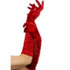 Rukavice nařasené červené