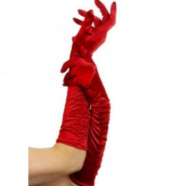 Rukavice nařasené červené