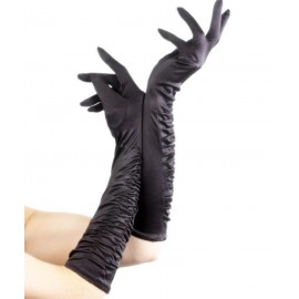 Rukavice nařasené černé