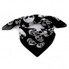 Bavlněný šátek 70x70 cm lebky č.1