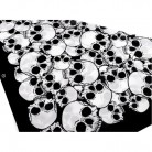 Bavlněný šátek 70x70 cm lebky č.2