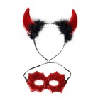 Čertí čelenka se škraboškou