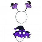 Čelenka s maskou čarodějnice