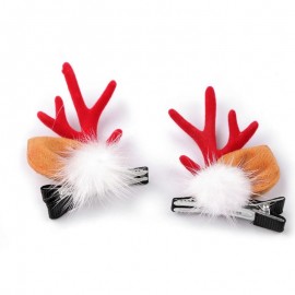 Párty sponky do vlasů vánoční červené