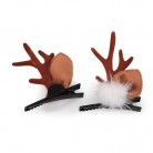 Párty sponky do vlasů vánoční hnědé