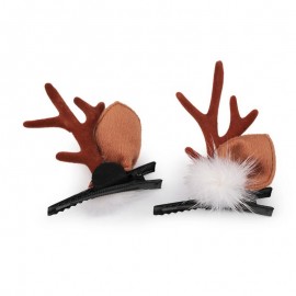 Párty sponky do vlasů vánoční hnědé