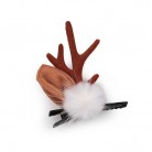 Párty sponky do vlasů vánoční hnědé