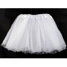 Bílá karnevalová sukýnka