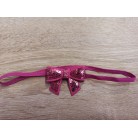 Sukýnka s čelenkou růžovo-červená