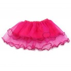 Karnevalová sukýnka dětská oboustranná 5 růžová ostrá