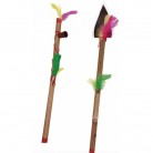 Indiánská dýmka a kopí