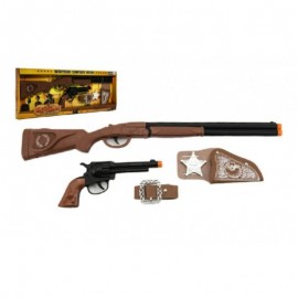 Kovbojská sada s puškou 5 ks