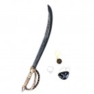 Plastový meč pirátský s rukojetí a příslušenstvím