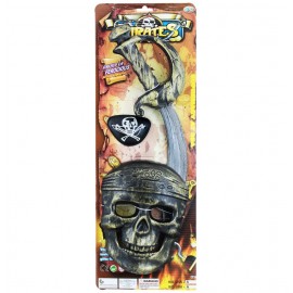 Sada pirátská s maskou a příslušenstvím