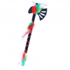 Plastová sekera indiánská s peřím