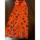 Karnevalový plášť Halloween dětský oranžový