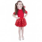 Dětský kostým beruška tutu sukně s křídly