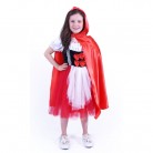 Dětský kostým červená Karkulka (S)