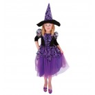 Dětský kostým čarodějnice fialová čarodějnice /Halloween