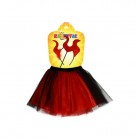 Dětský kostým čertice tutu sukýnka s příslušenstvím
