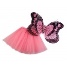 Karnevalový kostým - motýl růžový
