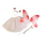 Karnevalový kostým - motýlí víla bílá