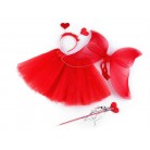 Karnevalový kostým - motýlí víla červená