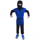 Dětský kostým NINJA modrý (S)
