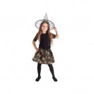 Sukně s kloboukem halloween dětská