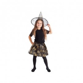 Sukně s kloboukem halloween dětská