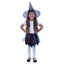Dětský kostým tutu sukně čarodějnice / Halloween