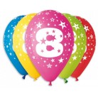 Latexový balonek s potiskem číslo 8