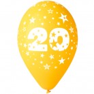 Latexový balonek s potiskem číslo 20