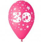 Latexový balonek s potiskem číslo 30