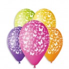 Balonek s potiskem Motýlci