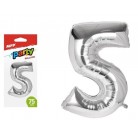 Balonek č.5 nafukovací foliový 75 cm