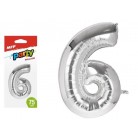 Balonek č.6 nafukovací foliový 75 cm